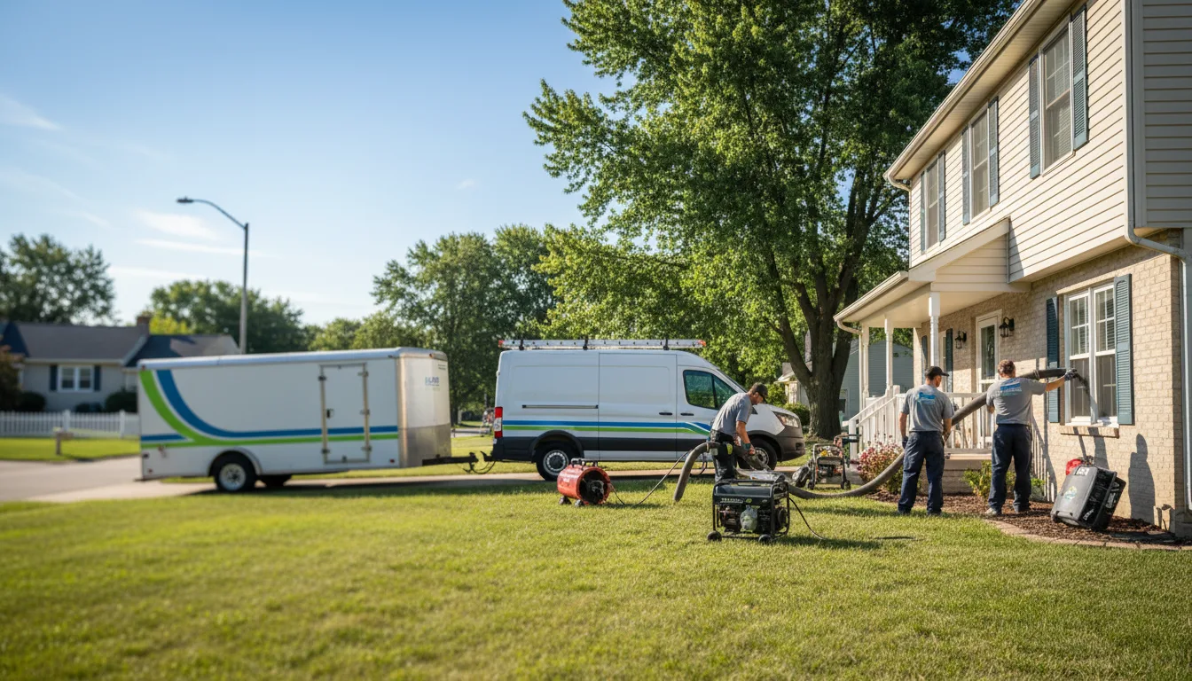 Flooded Basement Restoration And Cleanup With Repair in Pine Island, MN near me